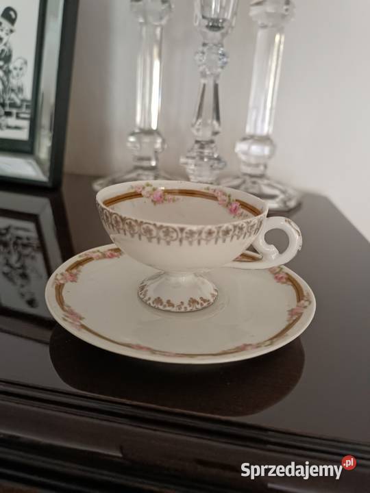 Sygnatura Suhl Staruszka filiżanka porcelanowa śląskie Jastrzębie-Zdrój sprzedam