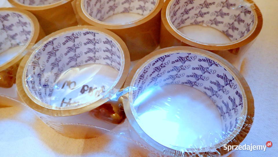 Taśma klejąca pakowa brąz 40m Mocny acrylowy Dom i Ogród Siewierz