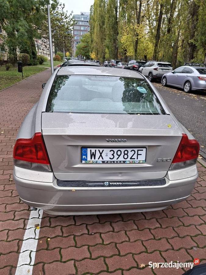 Volvo s60 24 benzyna przebieg 308 oc wazne czujnik parkowania