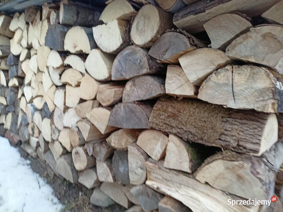 Suche drewno opałowe twarde i miękkie małopolskie Lubień