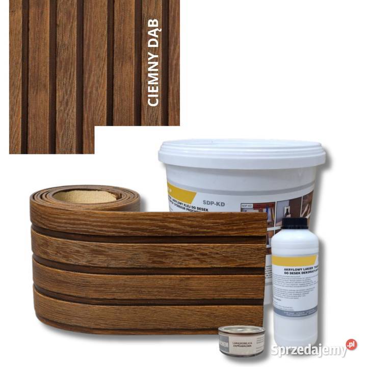 Lamel Elewacyjny 1m2 Pełny Zestaw Ciemny Dąb Rzeszów sprzedam