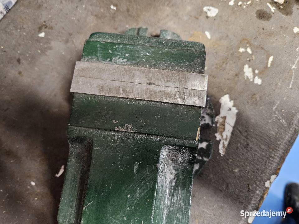 Imadło maszynowe 100mm ciężkie solidne PRL Lublin