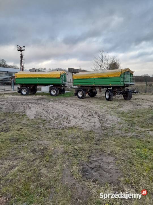 Przyczepa rolnicza Ifa Hw8011 wywrotka na boki Pozostałe Wąwelno