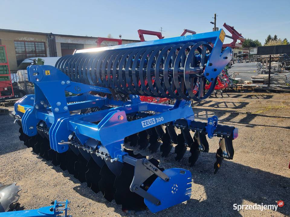 Brona talerzowa ZEUS 30m wał daszkowy nieuszkodzony Miechów