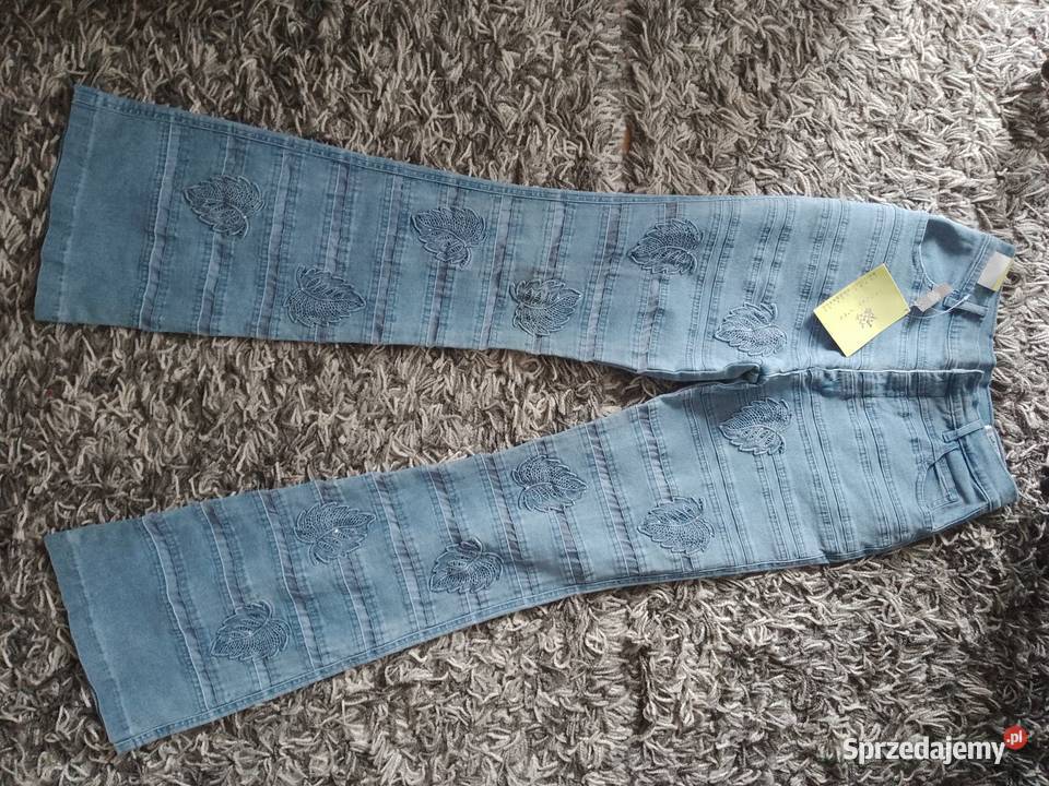 Świetne jeansy elastyczne niebieski Chrzanów sprzedam