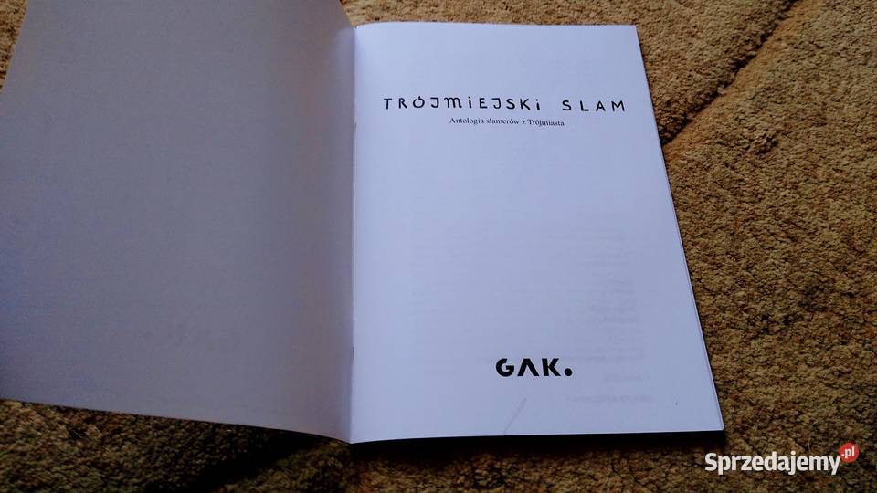 Trójmiejski slam antologia slamerów z Trójmiasta pomorskie Gdańsk sprzedam
