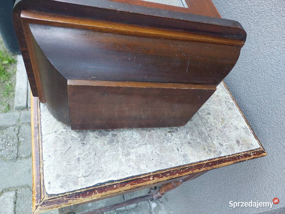 S164 Skrzynia obudowa starego zegara szafka Tczew