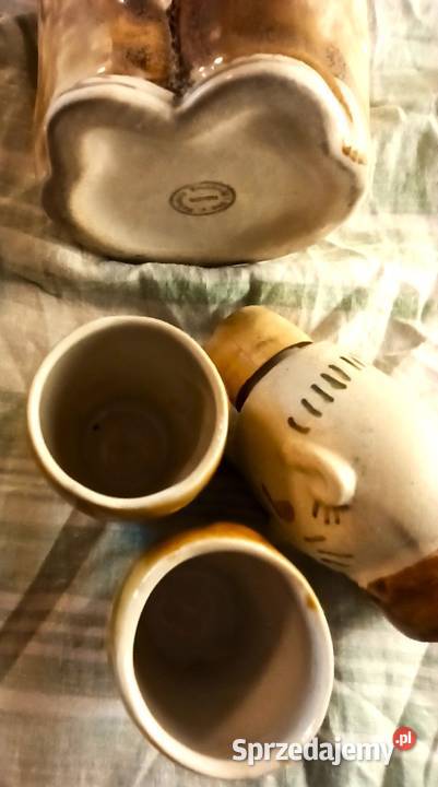 ŚPIOCH porcelan figurka karafka Zagórski Syn Kce Bytom