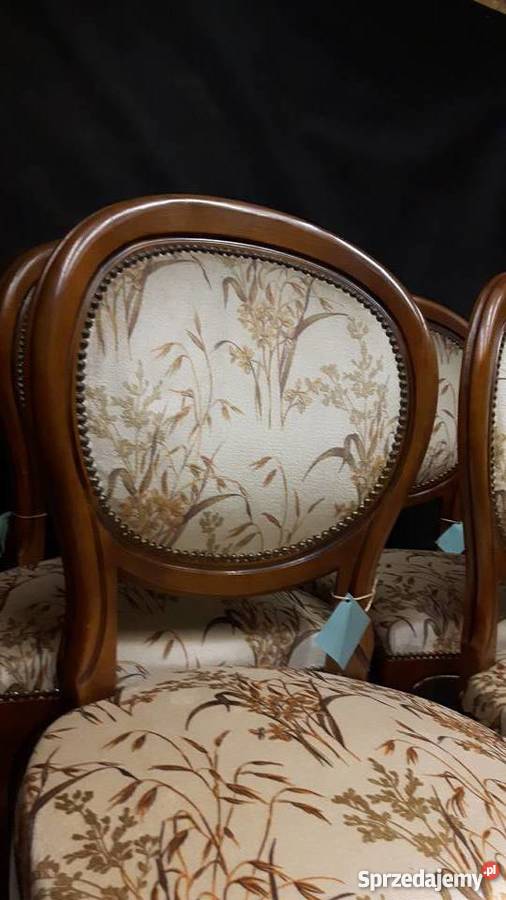 Stylowe krzesła ludwikowskie 4 Piła