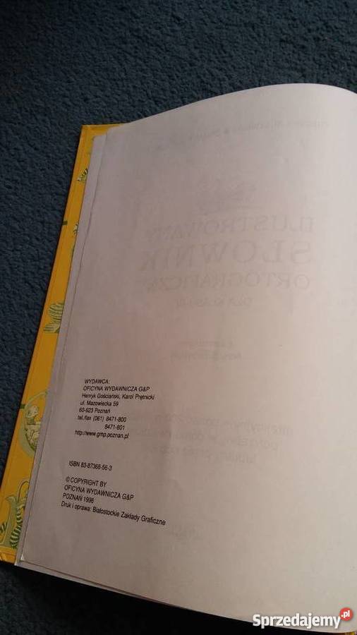 ilustrowany słownik ortograficzny klas I IV Książki i Podręczniki Poznań