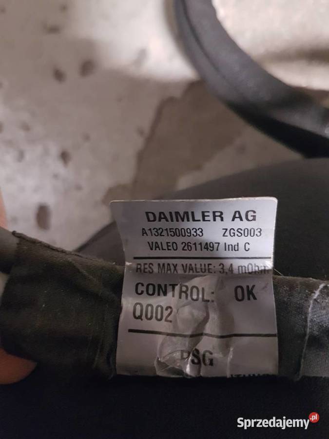 SMART FORTWO II 10 KLEMA AKUMULATORA INSTALACJA