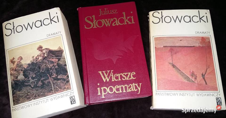 Dramaty J.Słowacki 2 tomy.Wiersze i poematy Juliusz Słowacki