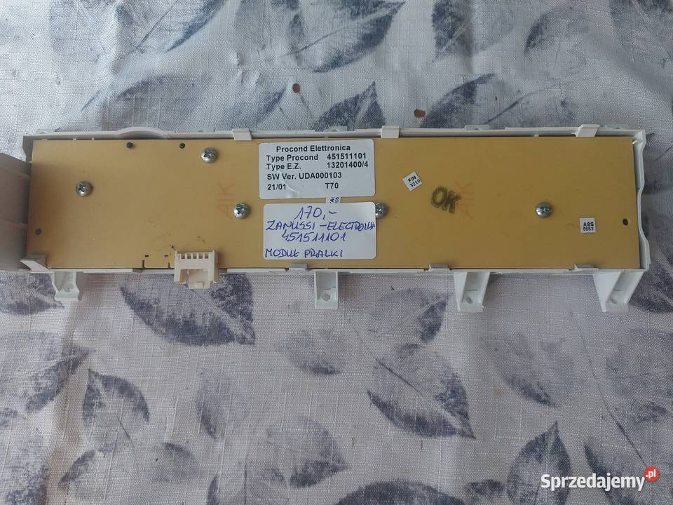 ZANUSSI ELECTROLUX 45151111 MODUŁ PRALKI wolnostojące Nowy Sącz