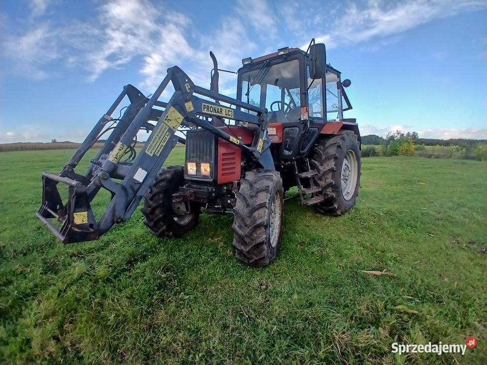 Ciągnik rolniczy Belarus 820 z turem Kobylinek