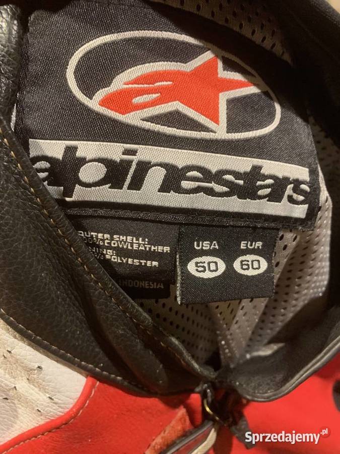 Kombinezon motocyklowy Alpinestars XXL czerwony Mińsk Mazowiecki