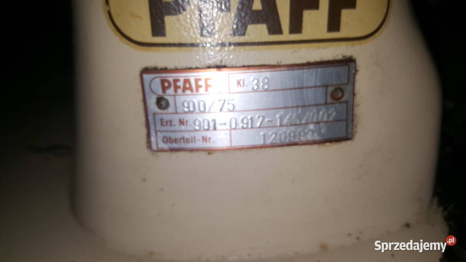 Pfaff kl 38 90075 do szycia wałka Durkopp Adler Parysów