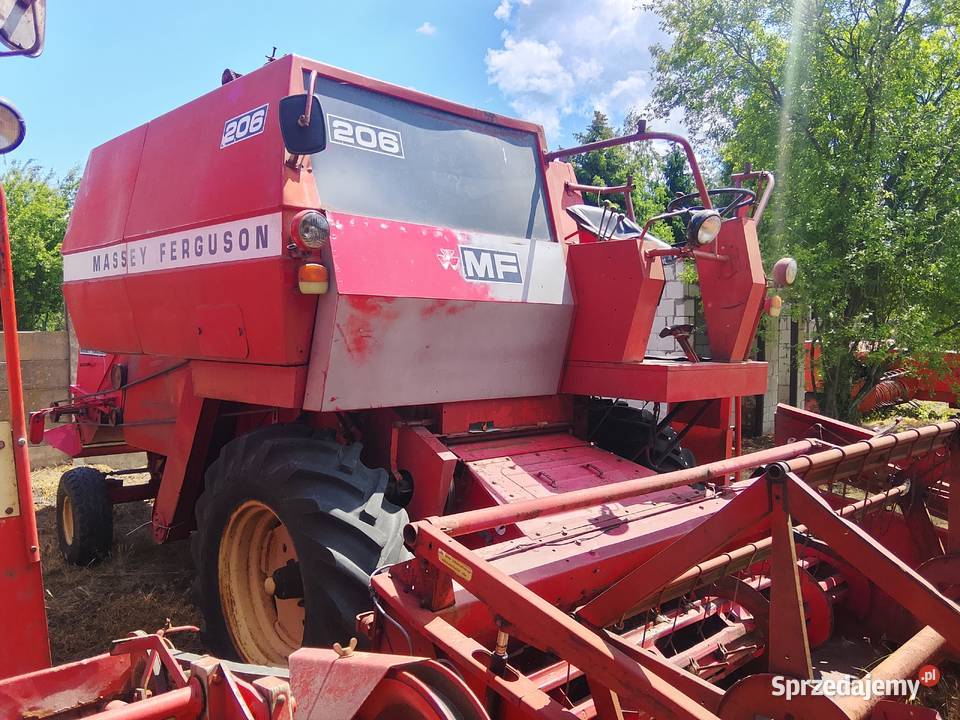 Kombajn zbożowy Massey Ferguson 206 sprowadzony Skaryszew