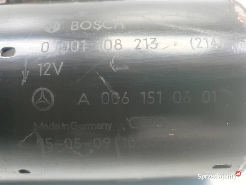 ROZRUSZNIK Mercedes W208 55 V8 ROZRUSZNIK bosch Części samochodowe lubelskie Chełm