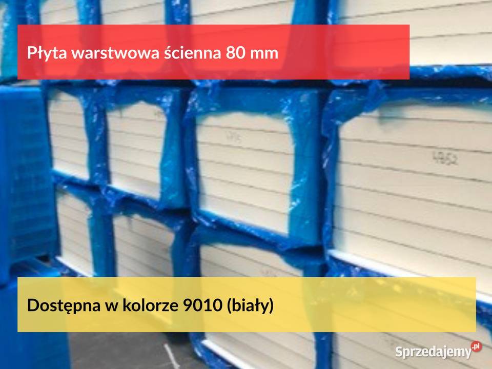 Płyta warstwowa 80mm ścienna Płyta Puszczykowo sprzedam