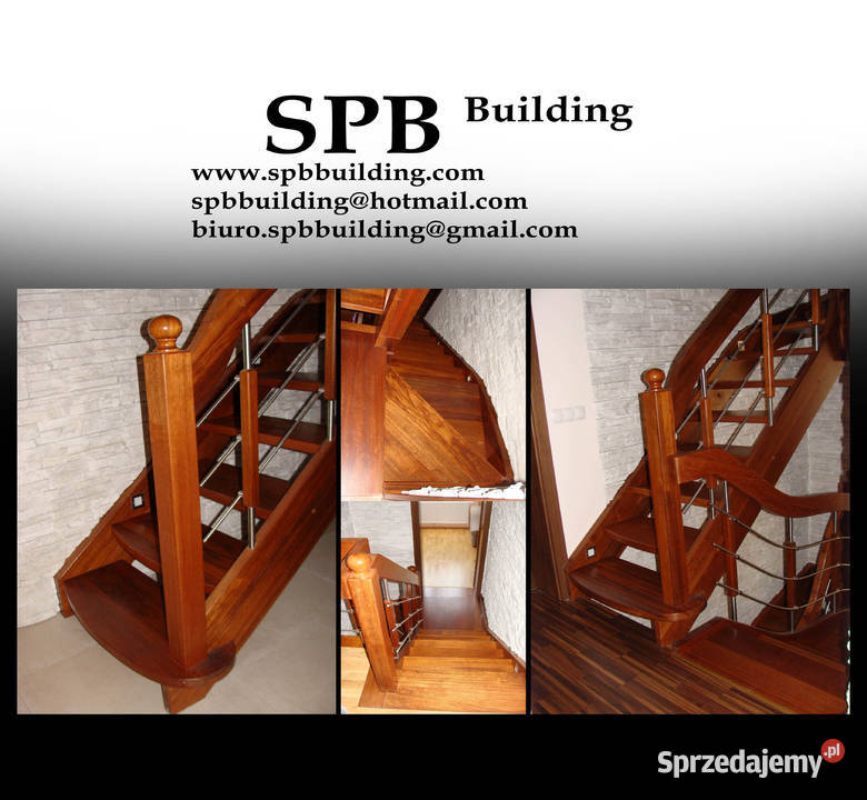 LUKSUSOWE Schody drewniane SAMONOŚNE Nowy Sącz sprzedam