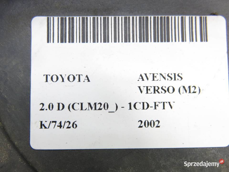 LAMPA LEWA TYLNA TOYOTA AVENSIS VERSO M2