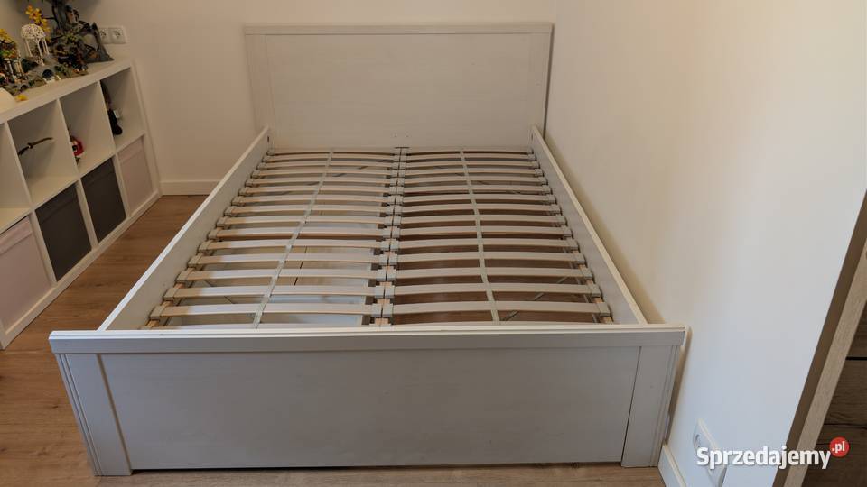 Łóżko stelaż i szuflady Ikea Brusali 140 x 200 40cm Łóżka Starowa Góra