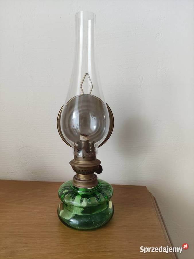Lampa naftowa szklana Zawiercie