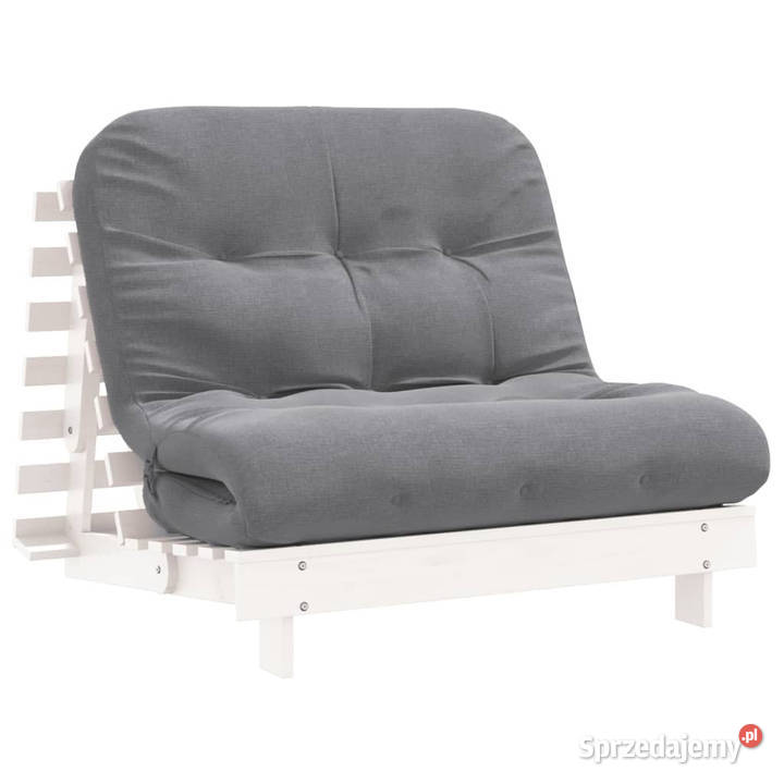 Sofa rozkładana futon z materacem biała Warszawa sprzedam