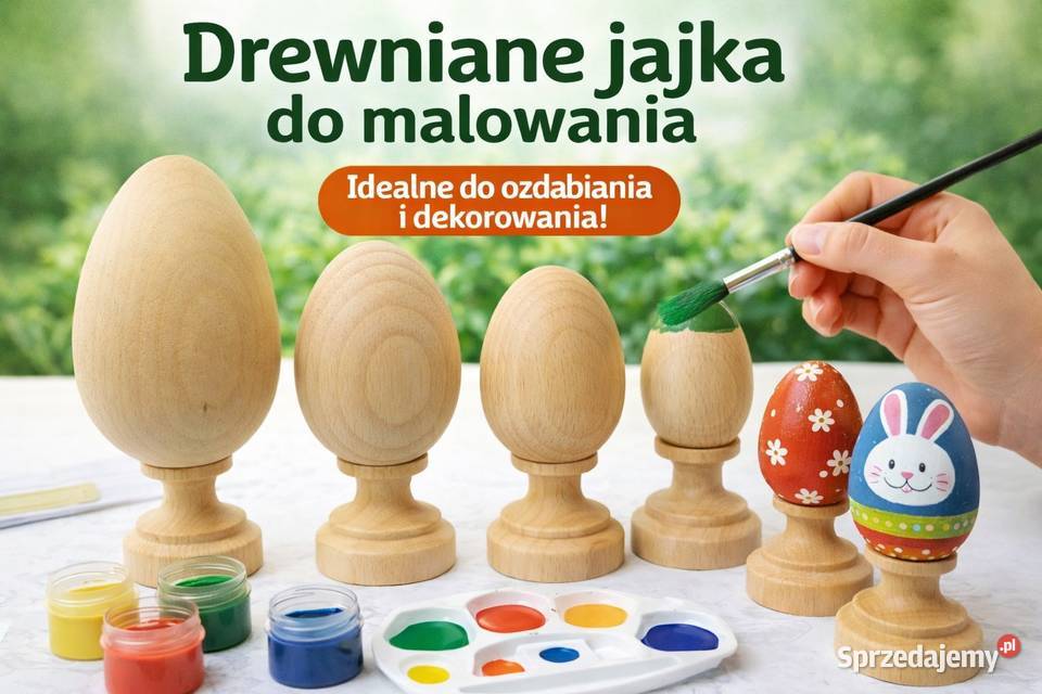 Jajka drewniane do malowania, pisanki wielkanocne producent e-hurtownia