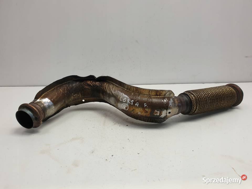 Opel Corsa F 12 12V ZŁĄCZE ELASTYCZNE Rura Końcówki wydechu Rudka