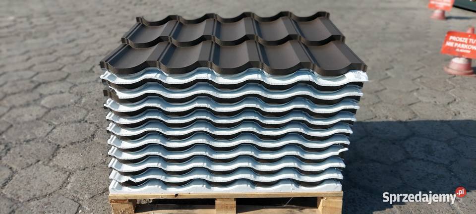 Blachodachówka modułowa RAL 8019m Materiały budowlane