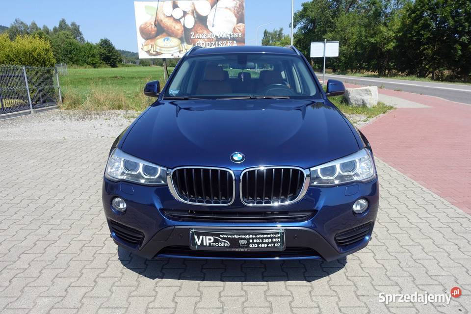 BMW X3 20D 190 LIFT SKÓRA BIXENON SALON POLSKA 1995cm3 śląskie Buczkowice