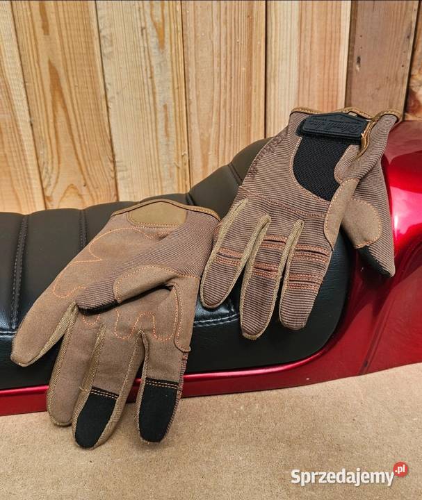Rękawice Motocyklowe Biltwell Brown Moto Gloves Piła