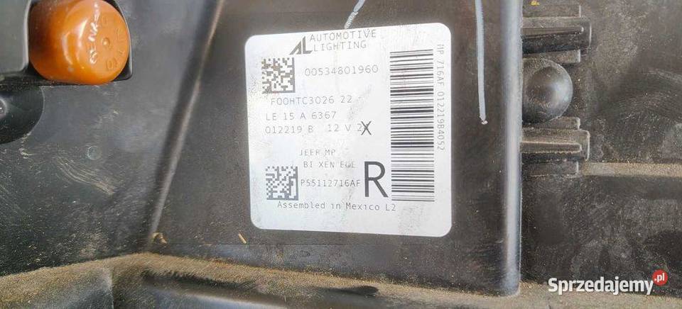 Lampa Przod Led Bi Xenon Jeep Compass 2 II 1620r dolnośląskie