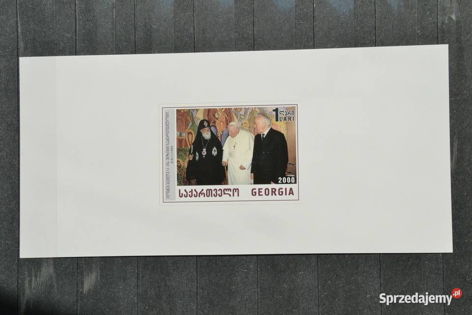Znaczki Papież Jan Paweł II Gruzja dolnośląskie