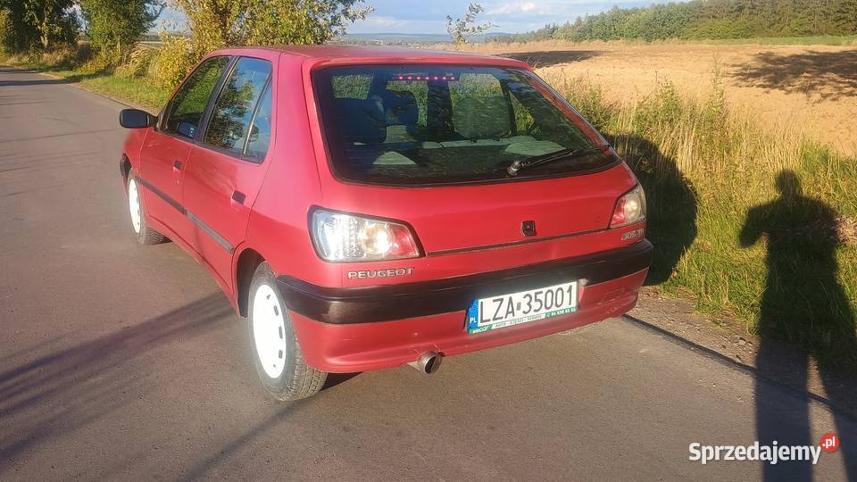 Peugeot 306 16 8v czerwony lubelskie Krasnystaw
