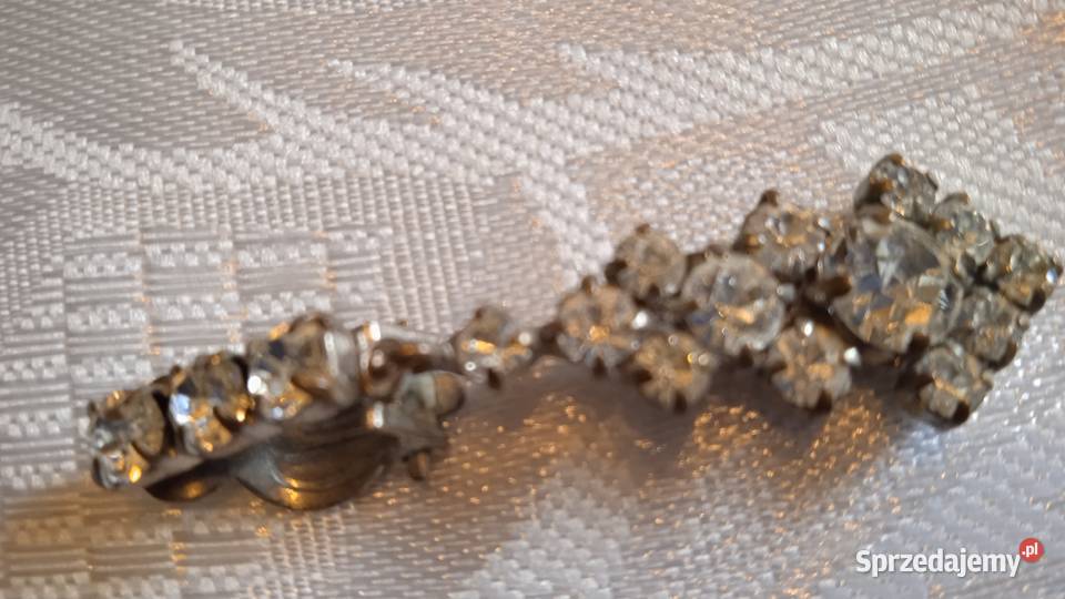 POSREBRZANE KLIPSY BOGATO ZDOBIONE CYRKONIAMI Piła