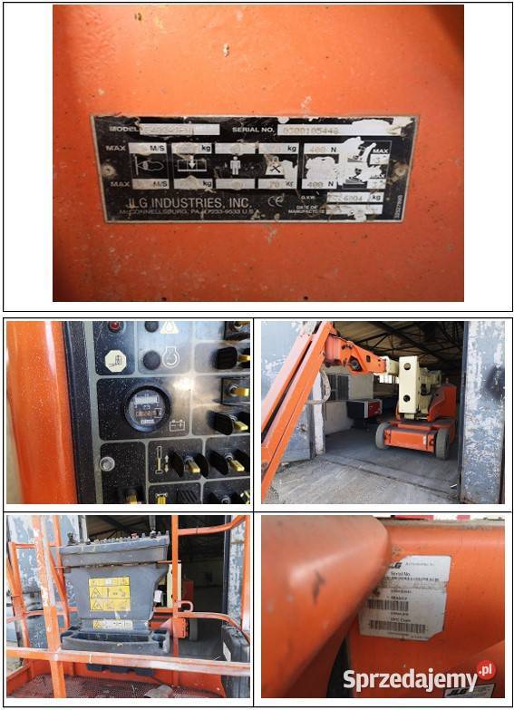 Podest ruchomy wolnobieżny teleskopowy JLG łódzkie Wieluń
