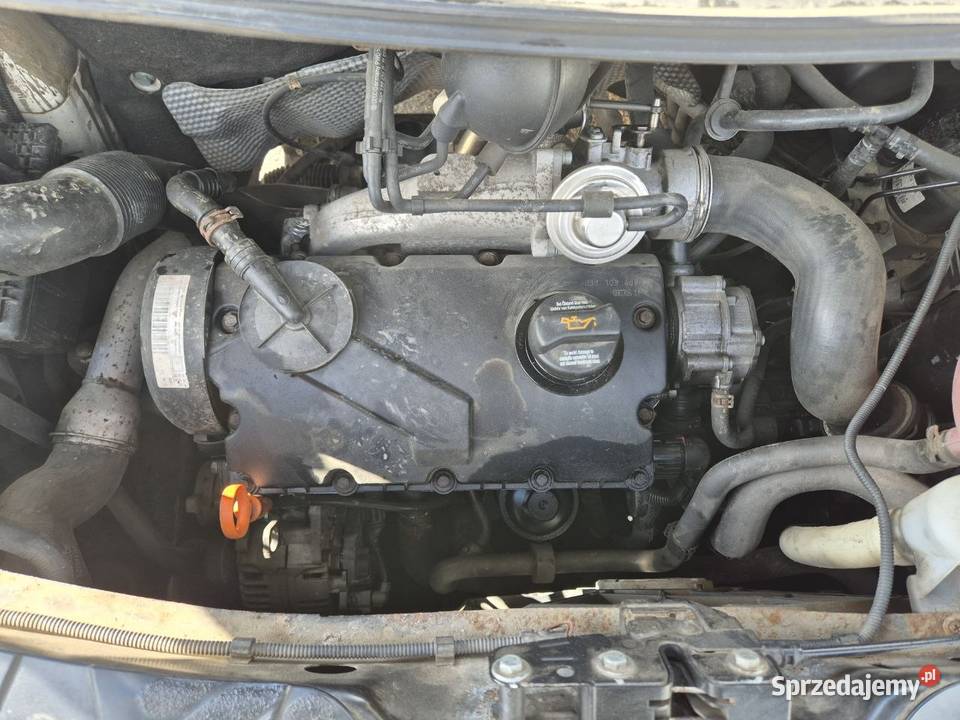 VW Transporter T5 Doka 19 TDI Skrzynia 6 osób Mszana Dolna