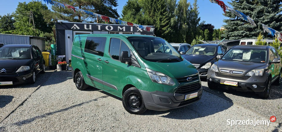 Ford Transit Custom Brygadówka 6 os HAK Skóry Świdnica