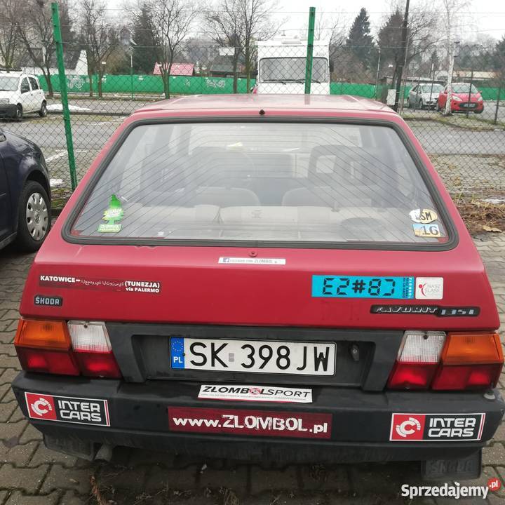 Skoda Favorit złombol Rok produkcji 1992 Favorit śląskie Katowice