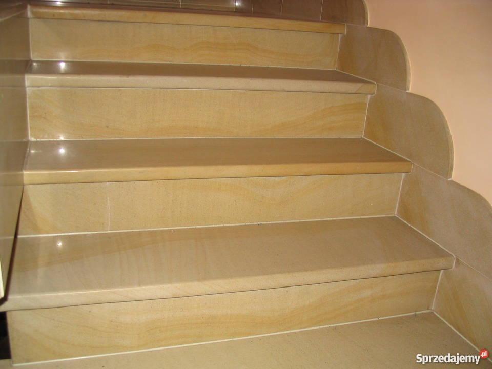 Schod wewnętrzne granitowe marmurowe kamienne