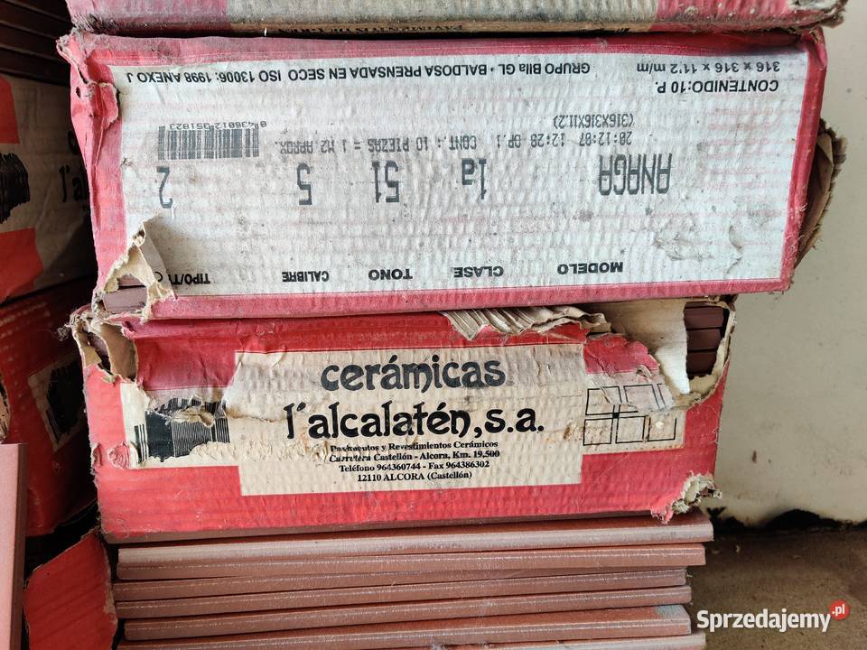Płytki gresowe 125m2 Bęczarka sprzedam