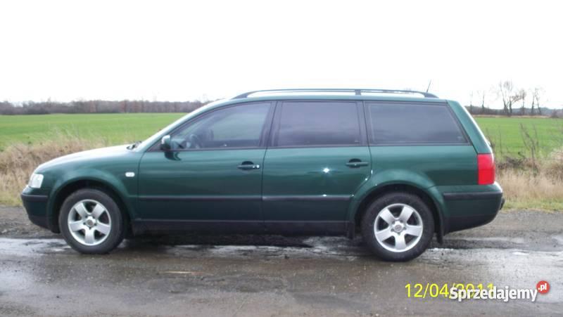 VW Passat 2000r ciemnozielone kombi rodziny 1900cm3 dolnośląskie Wrocław sprzedam
