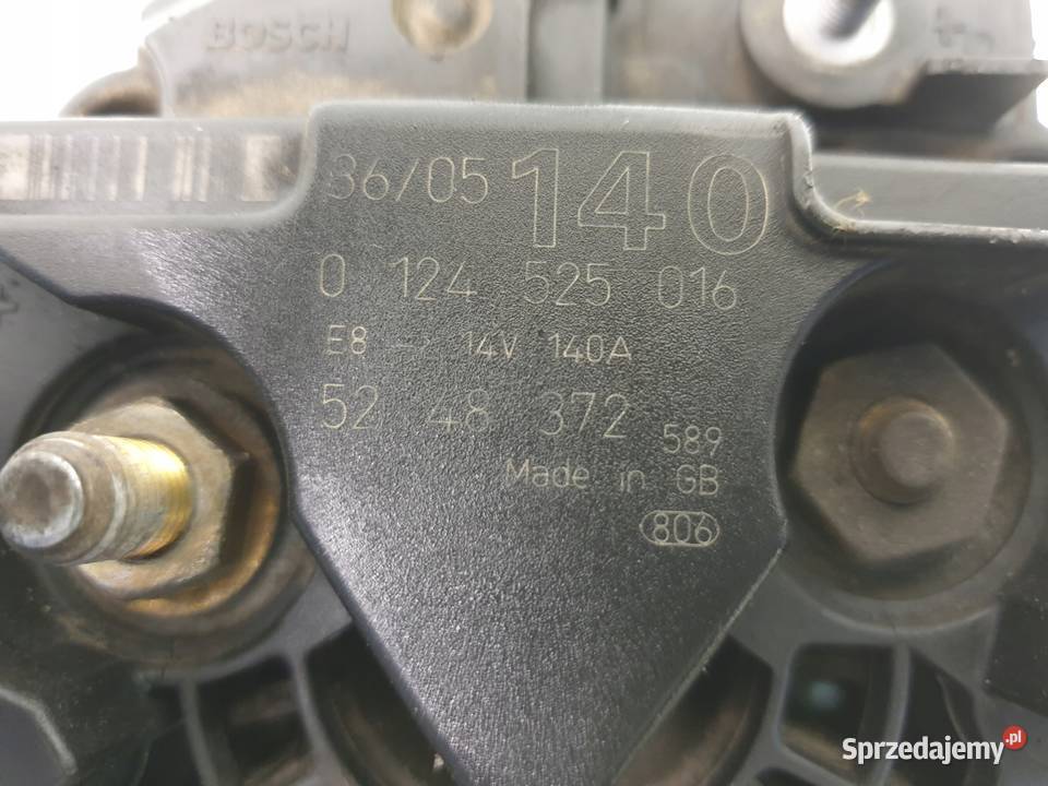 ALTERNATOR Saab 95 95 20 T turbo 0124525016 140A lubelskie