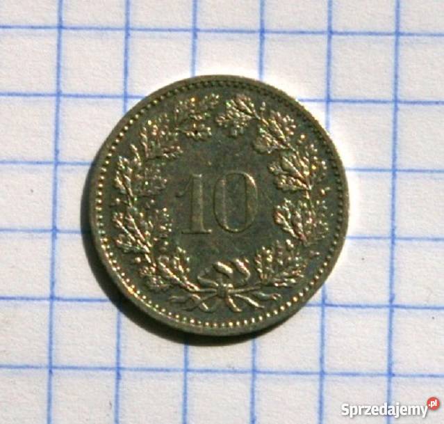 10 RAPPÓW 10 CENTYMÓW 1983 SZWAJCARIA
