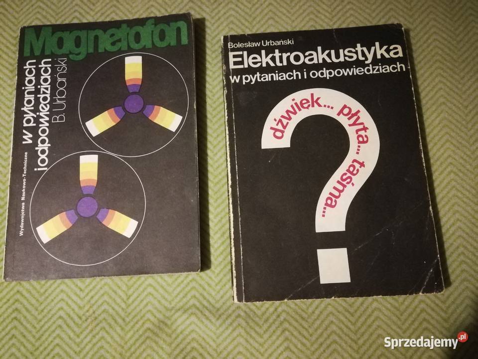 Książki Elektronika Audio Magnetofon Szczecin sprzedam