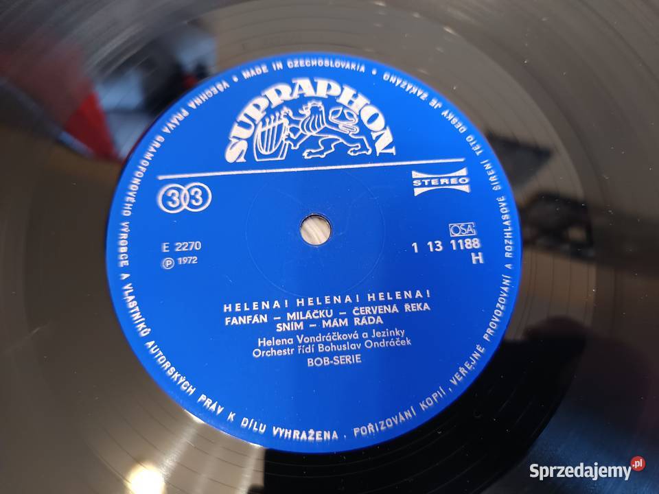 Winyl Płyta winylowa Helena Vondrackova Helena płyta winylowa Płyty i kasety Białobrzegi