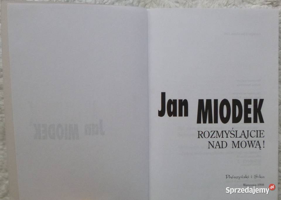 Rozmyślajcie mową Jan Miodek mazowieckie Warszawa