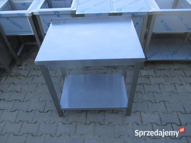 STÓŁ GASTRONOMICZNY Z PÓŁKĄ PRZYŚCIENNY 806085 Ostrów Wielkopolski